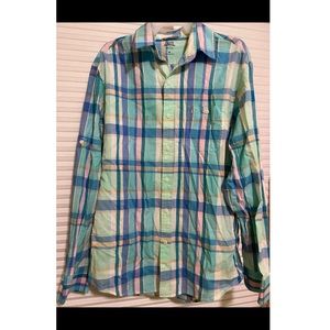 Izod men’s plaid shirt